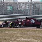 Alfa Romeo Racing C38 track debut